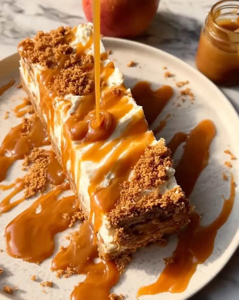 Caramel Apple Cheesecake Bars