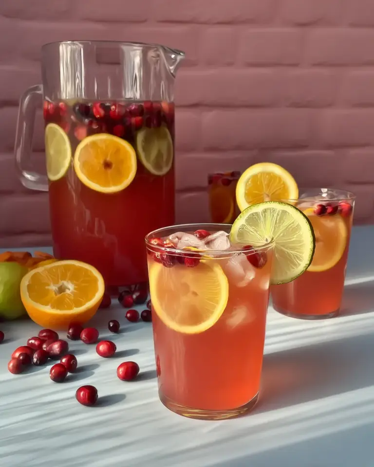 Cranberry Orange Sparkling Punch