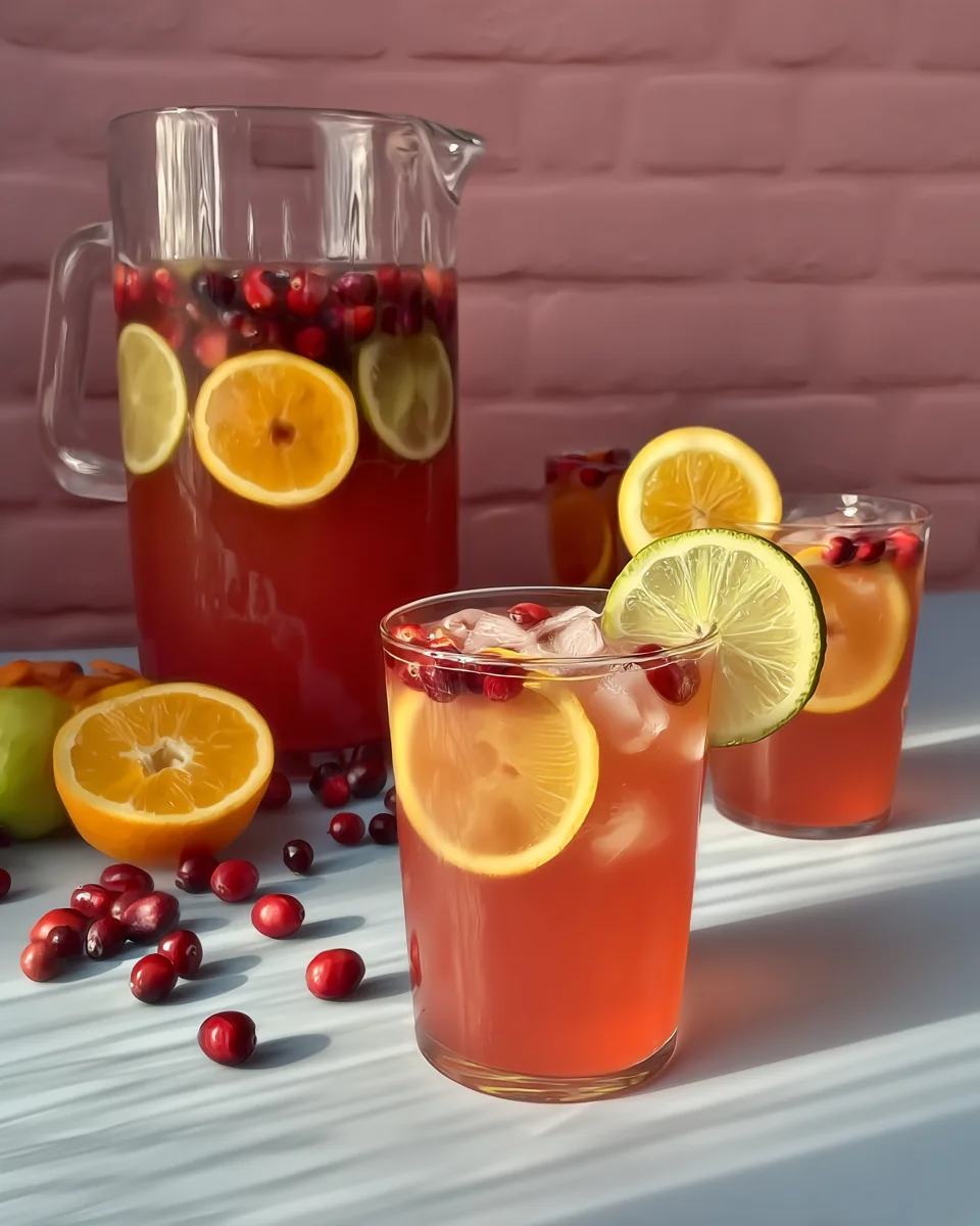 Cranberry Orange Sparkling Punch