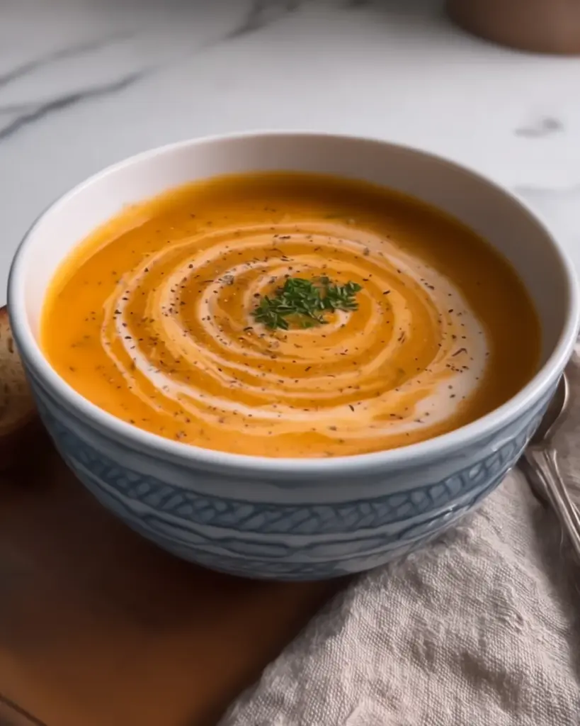 Creamy Roasted Veggie Soup