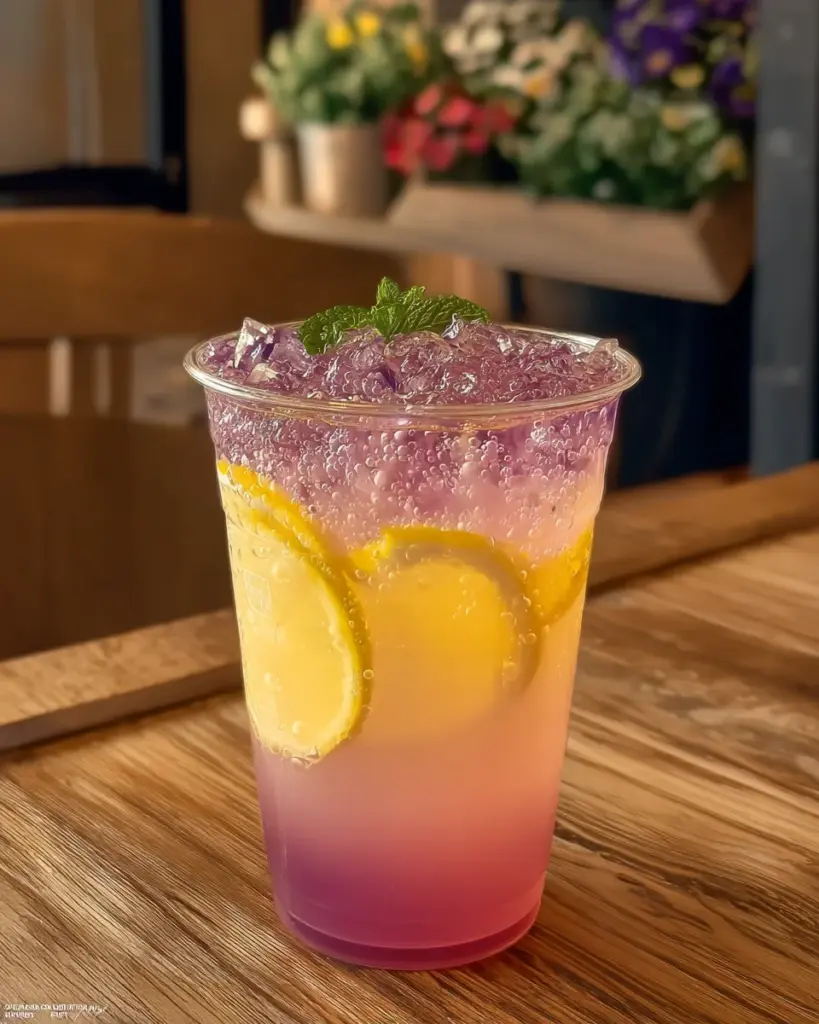 Honey Lemon Pink Soda