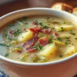 Irish Bacon Cabbage and Potato Soup