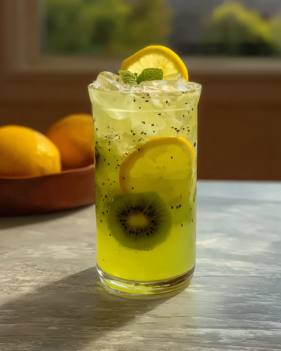 Kiwi lemon Mojito