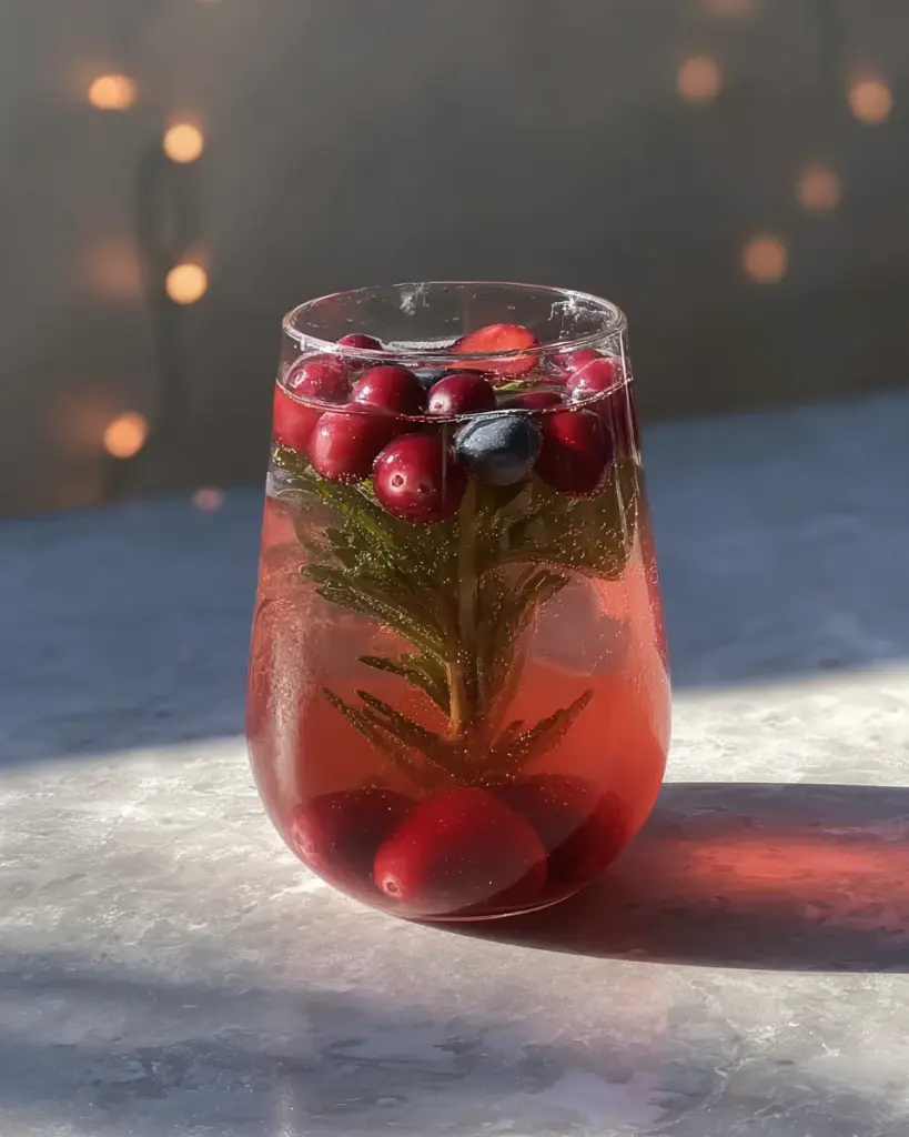 Merry Mint Berry Mocktail