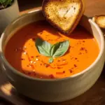Middle-of-Winter Creamy Tomato Soup (Canned Tomatoes)