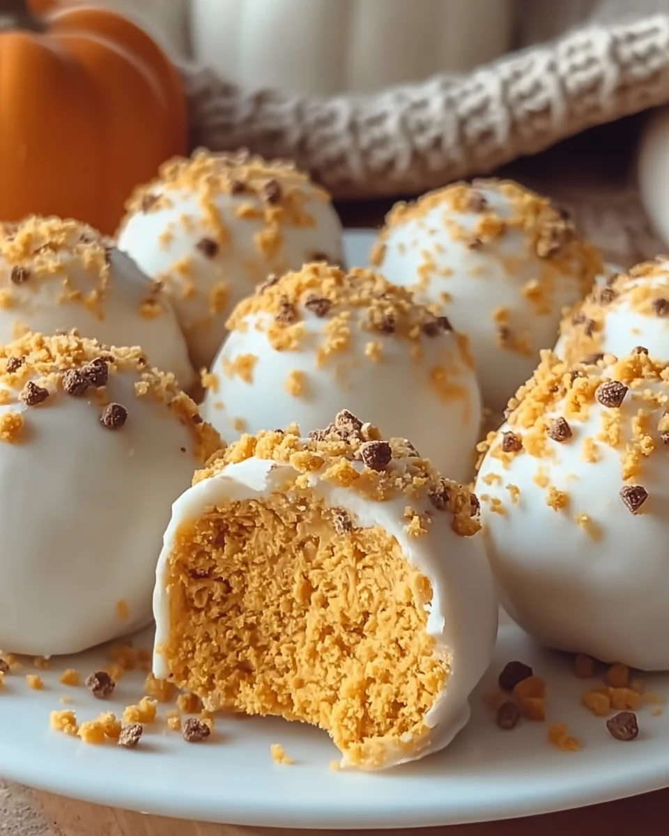 No Bake Pumpkin Cheesecake Balls