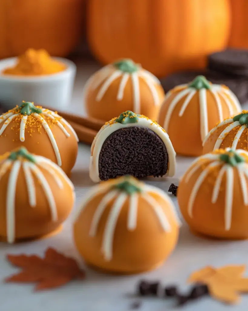 Pumpkin Oreo Balls