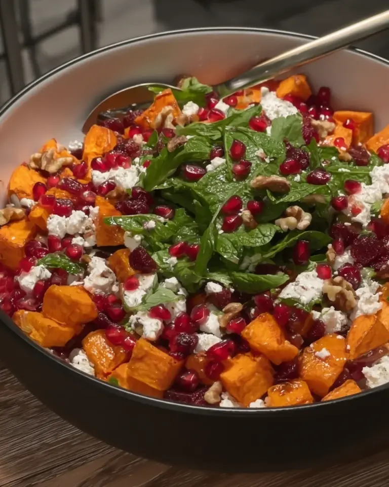 Roasted Sweet Potato and Baby Kale Salad Recipe