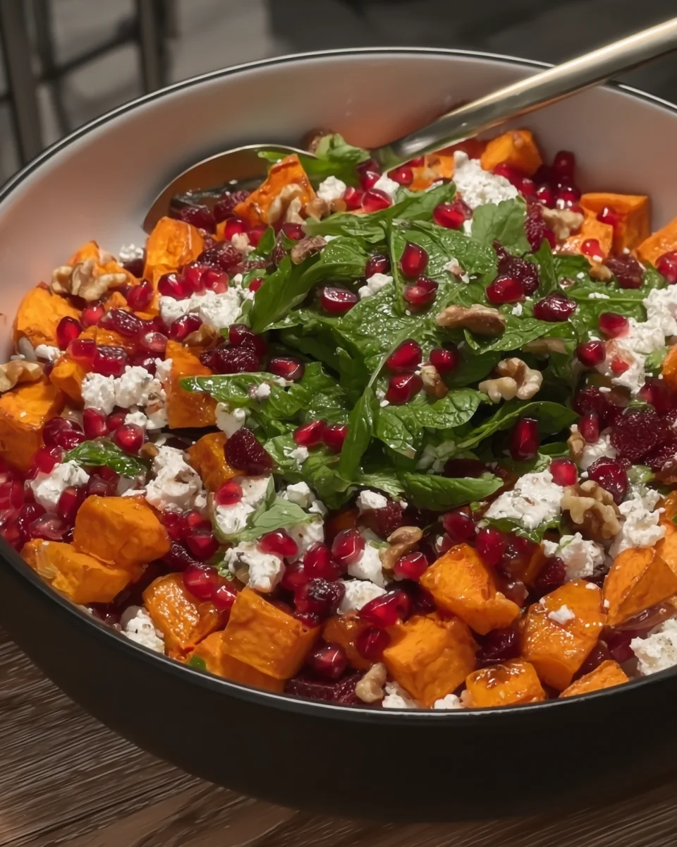 Roasted Sweet Potato and Baby Kale Salad Recipe