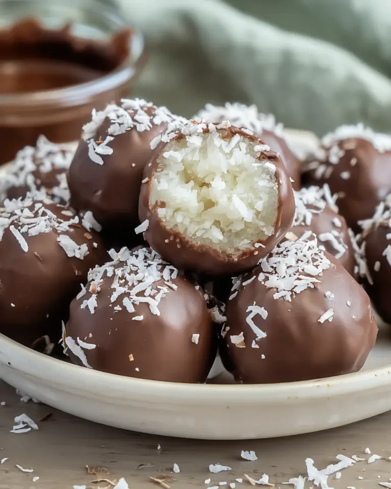 3 Ingredient Coconut Truffles