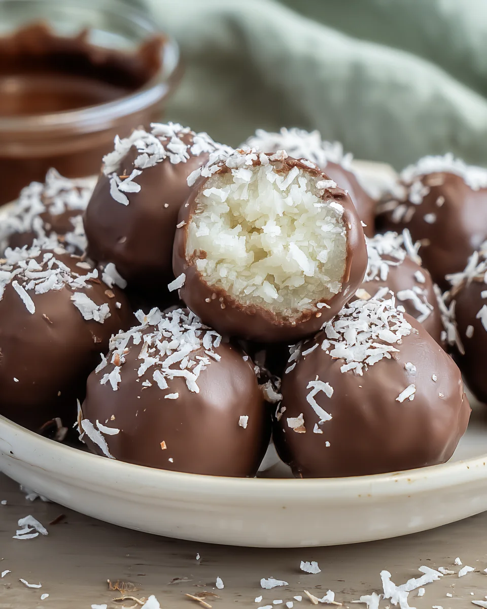 3 Ingredient Coconut Truffles