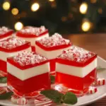 Candy Cane Jell-O Shots