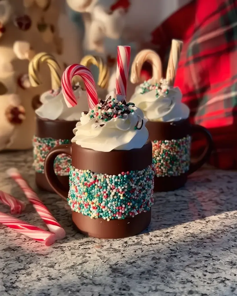 Christmas Chocolate Hot Cups