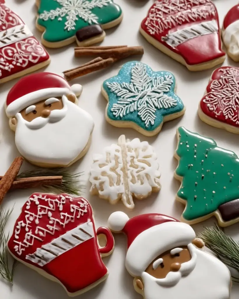 Christmas Royal Icing Cookies