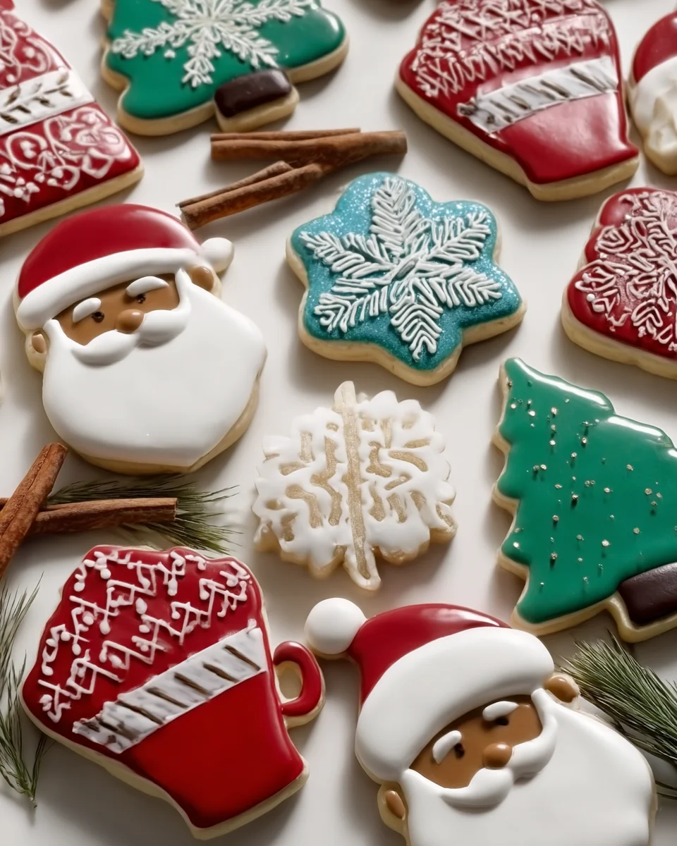 Christmas Royal Icing Cookies