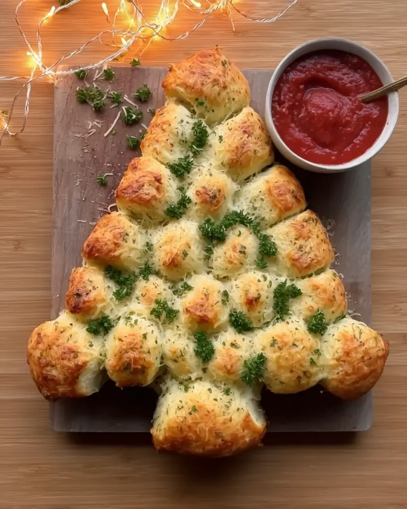 Christmas Tree Pull-Apart Bread