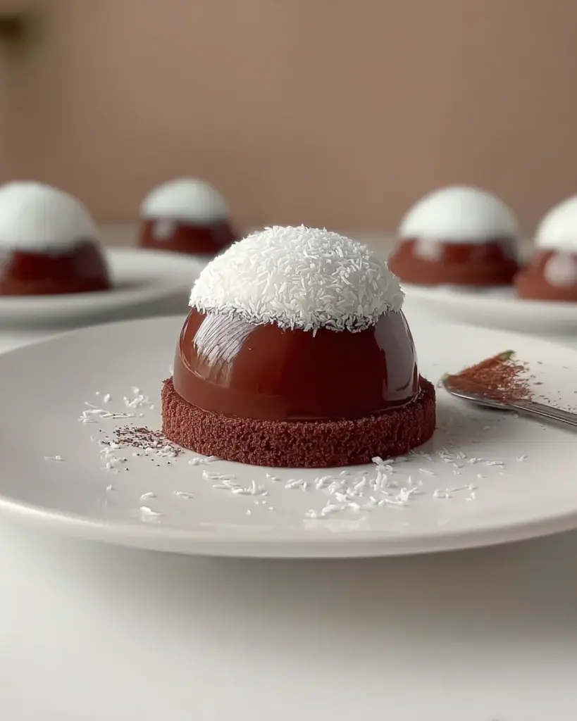 Coconut Dome with Chocolate