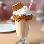Creamy Biscoff Cookie Butter Milkshake