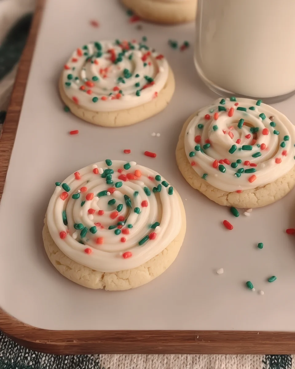 Crumbl Christmas Sugar Cookies