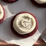 Crumbl Copy Cat Red Velvet Cupcake Cookies