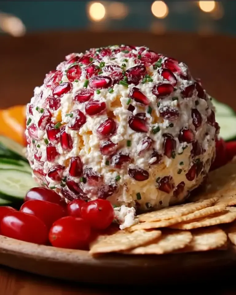 Fancy Christmas Cheese Ball