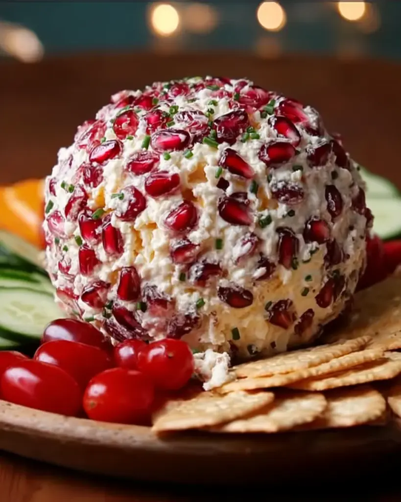 Fancy Christmas Cheese Ball