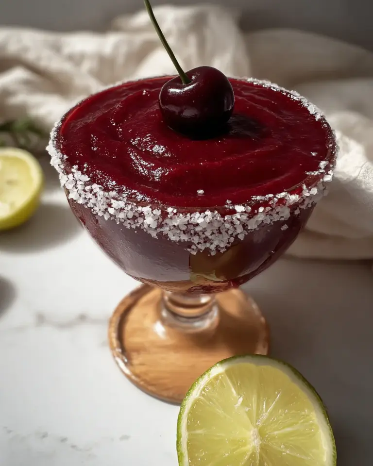 Frozen Cherry Lime Margarita