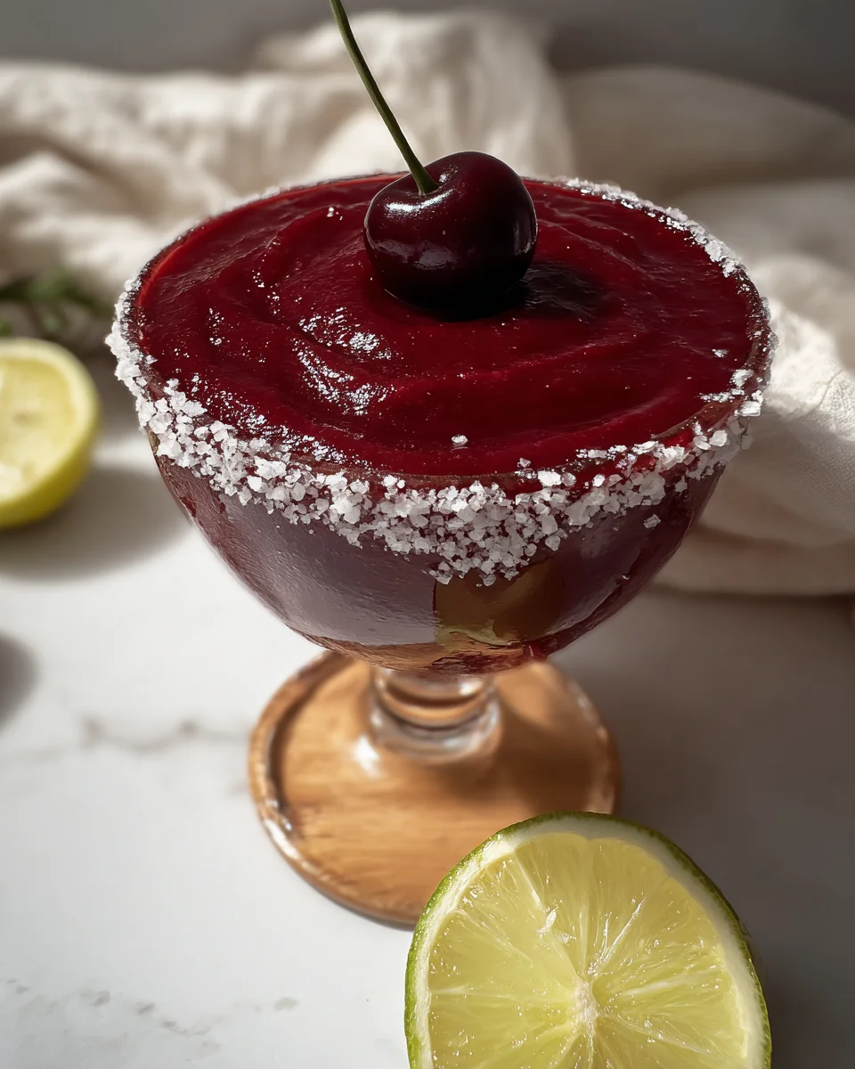 Frozen Cherry Lime Margarita