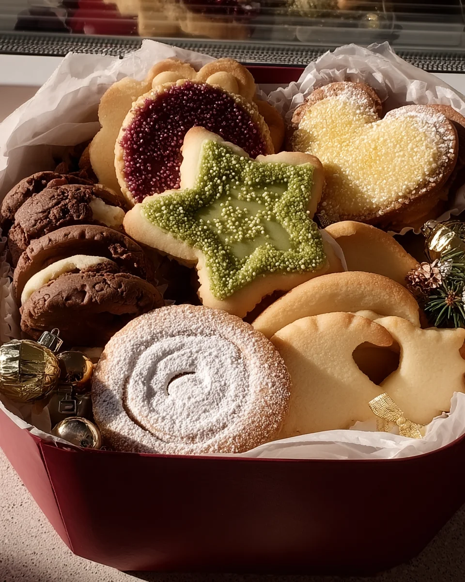 Holiday Butter Cookie Box