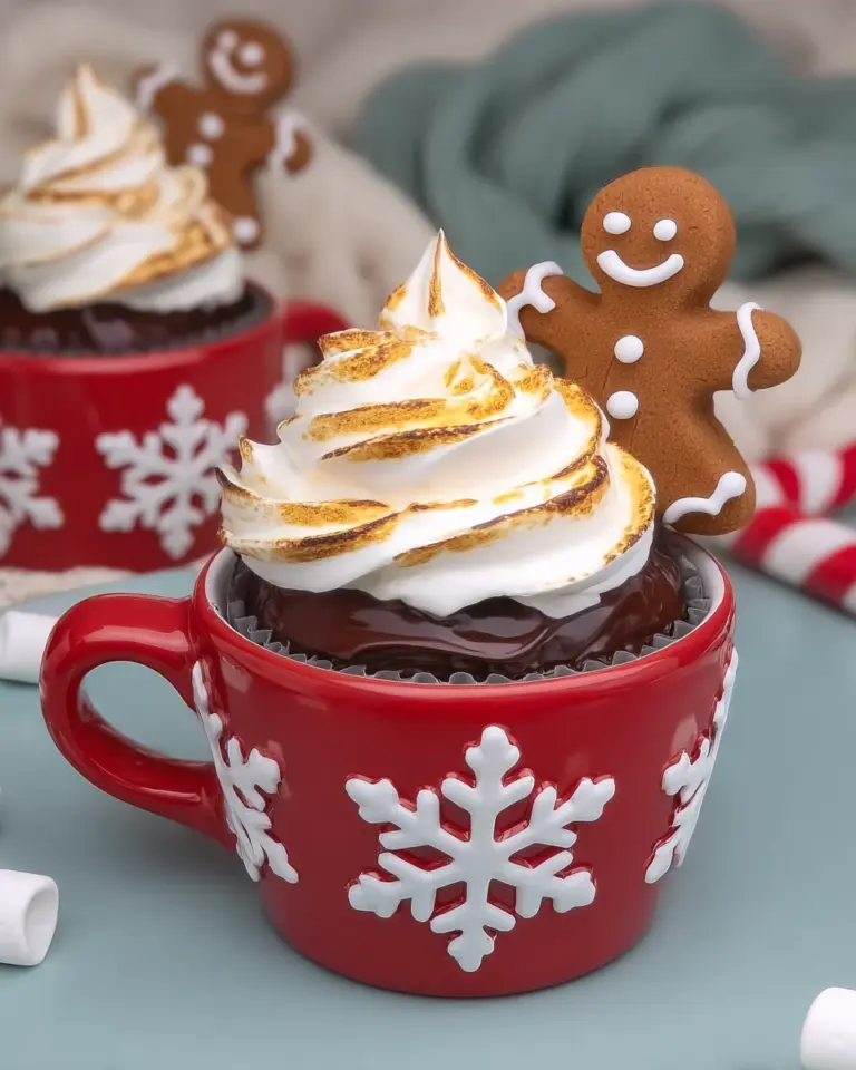 Hot Chocolate Mug Cupcakes