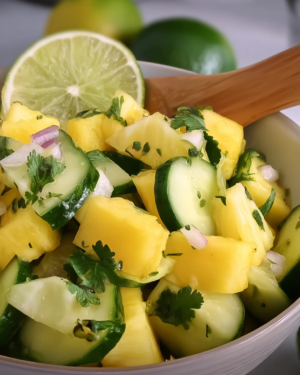 Pineapple Cucumber Salad