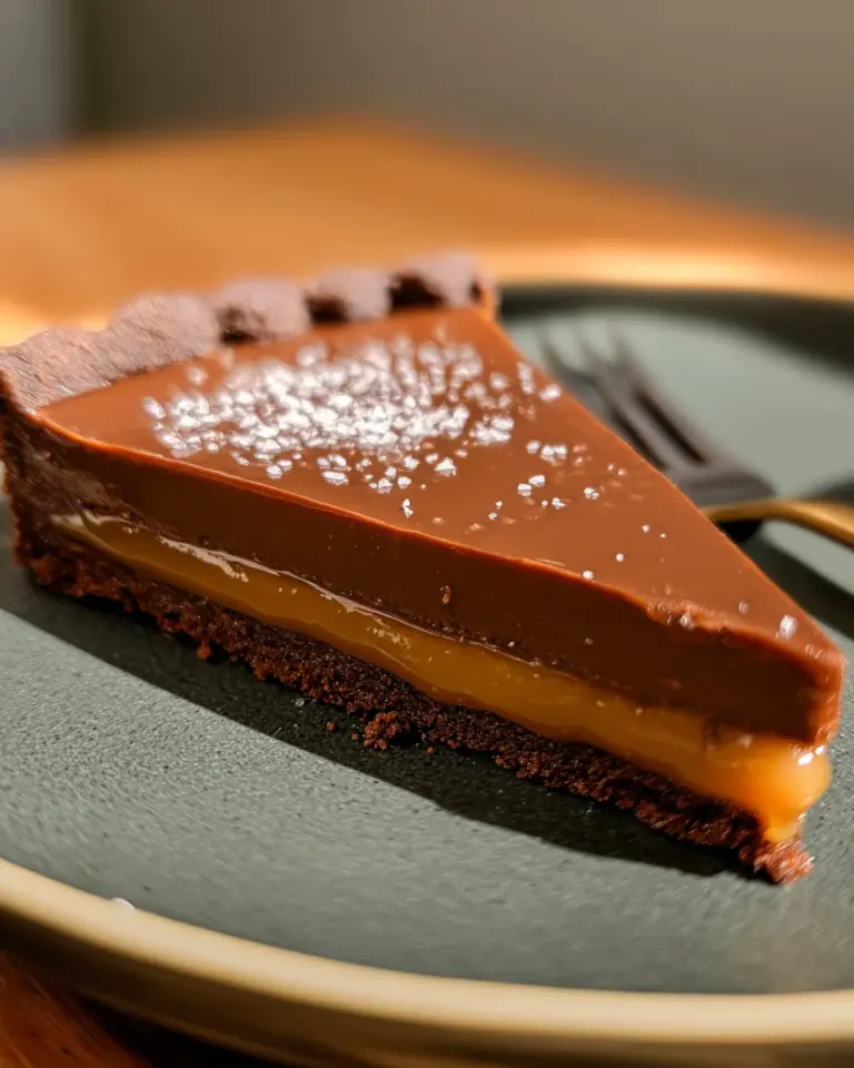 Salted Caramel Chocolate Tart