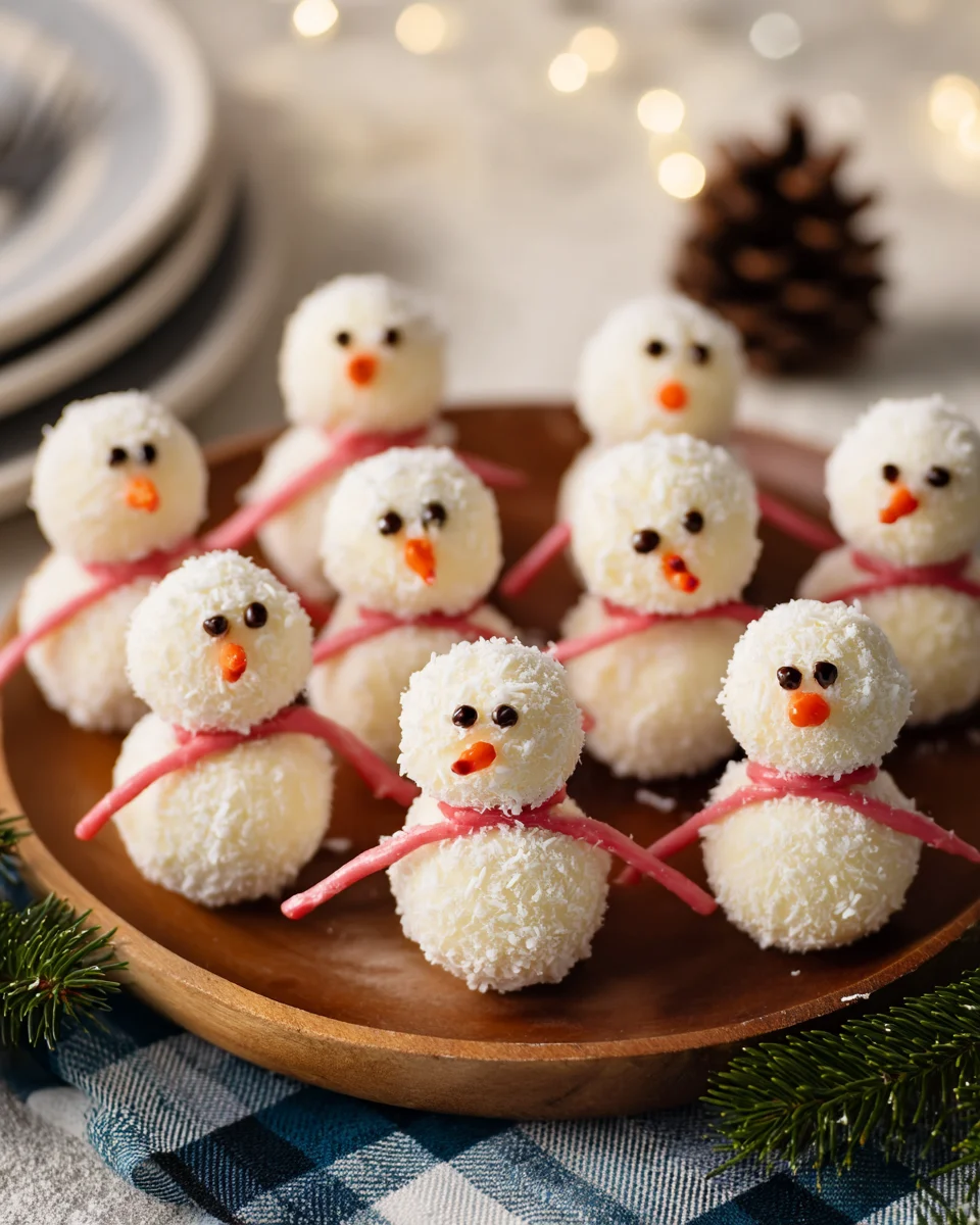 Snowman Truffles