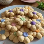 Spring Flower Shortbread Cookies