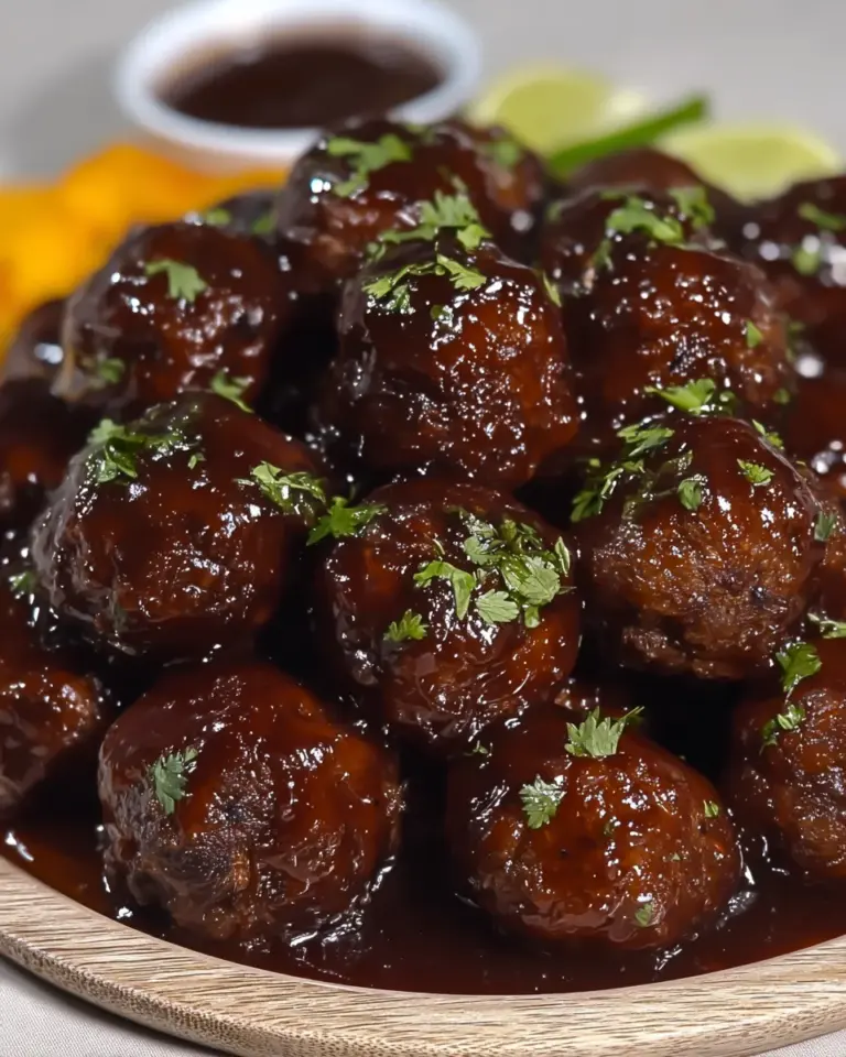 BBQ Jerk Meatballs