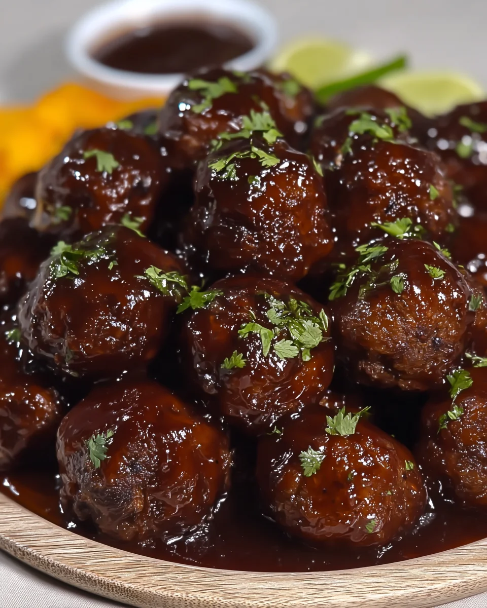 BBQ Jerk Meatballs