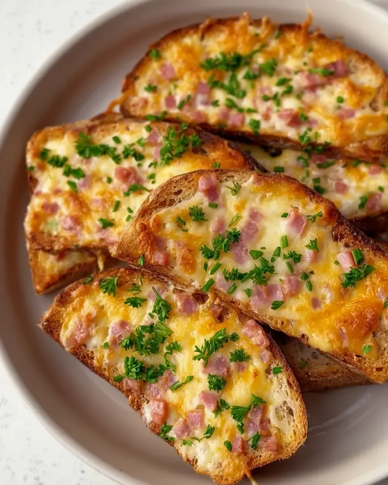 Cheese and Bacon Baked Toasties