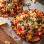 Cheesy Sweet Chilli Chicken Flatbreads