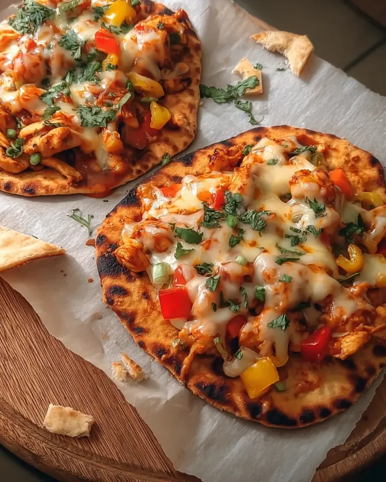 Cheesy Sweet Chilli Chicken Flatbreads