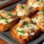 Chicken Alfredo Texas Toast