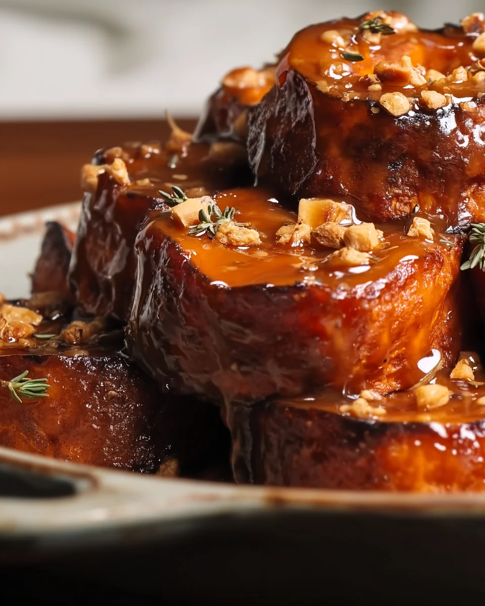 Fondant Sweet Potatoes (slow roasted)