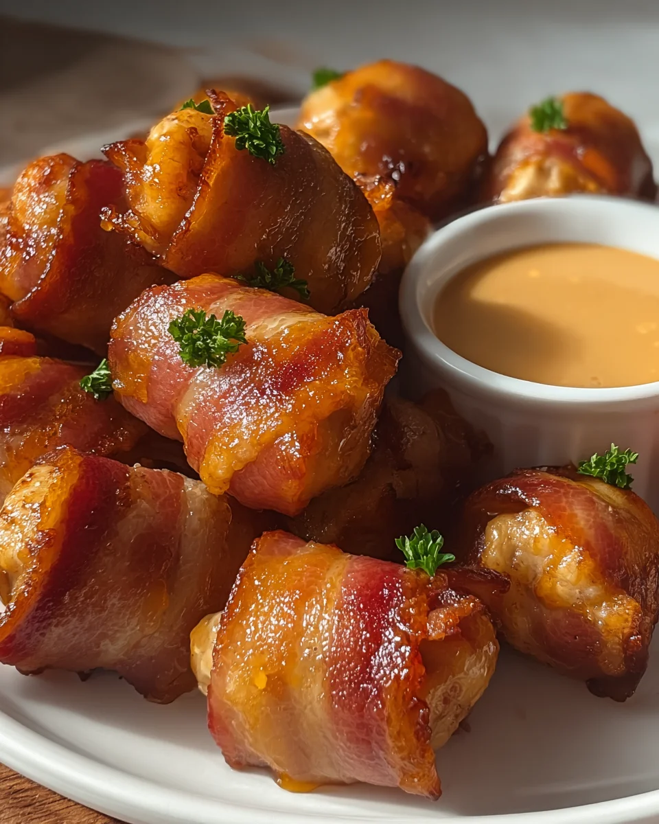 Honey Bacon Chicken Bites