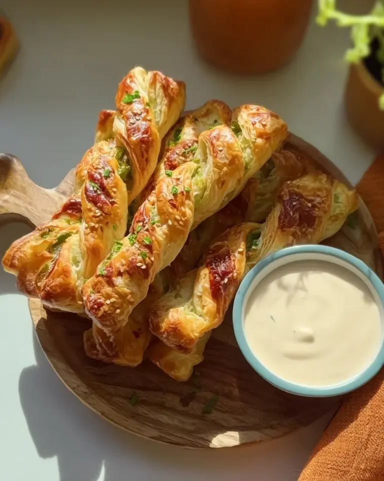 Jalapeños Popper Puff Pastry Twists