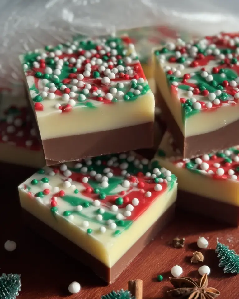 Layered Christmas Fudge