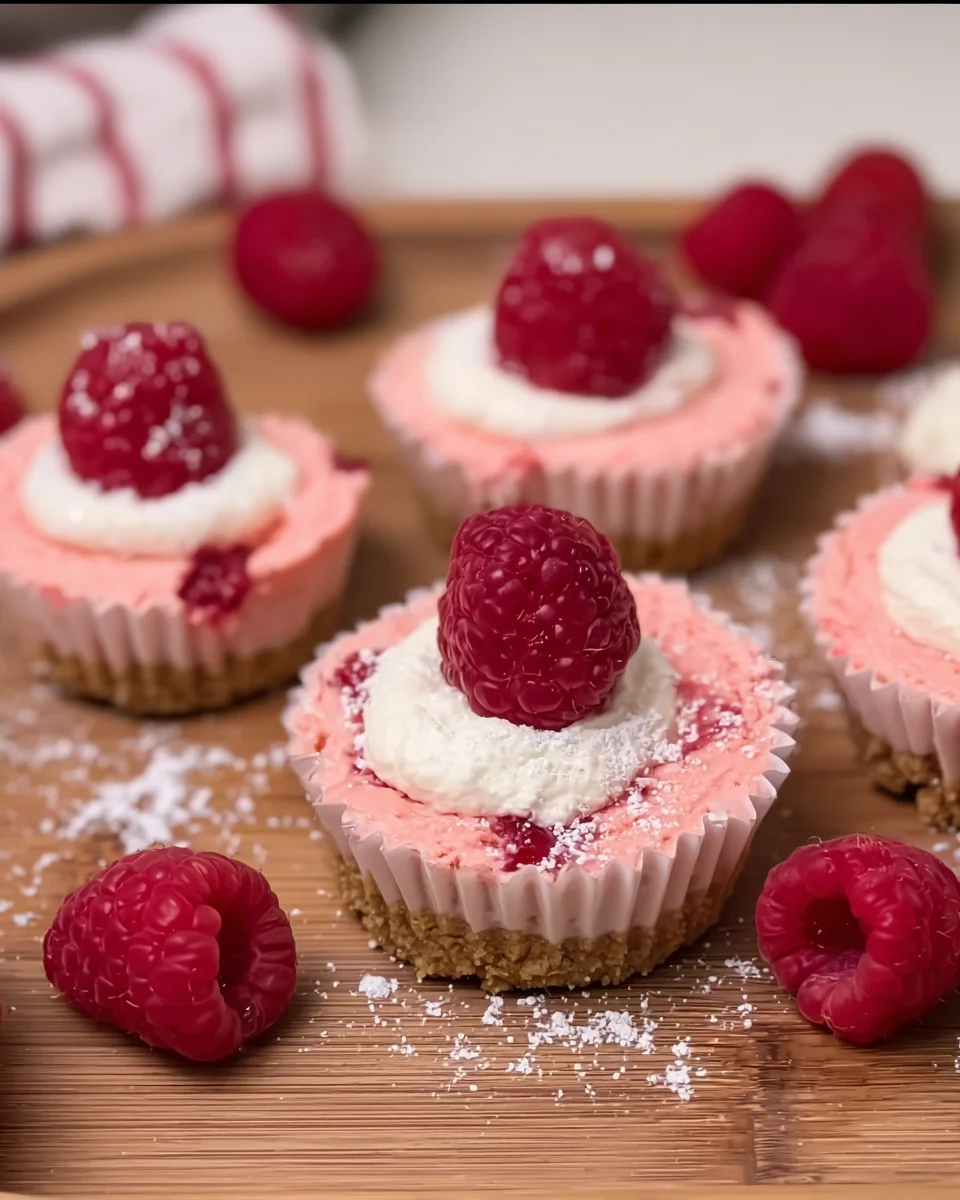 Low Calorie Mini Raspberry Cheesecake