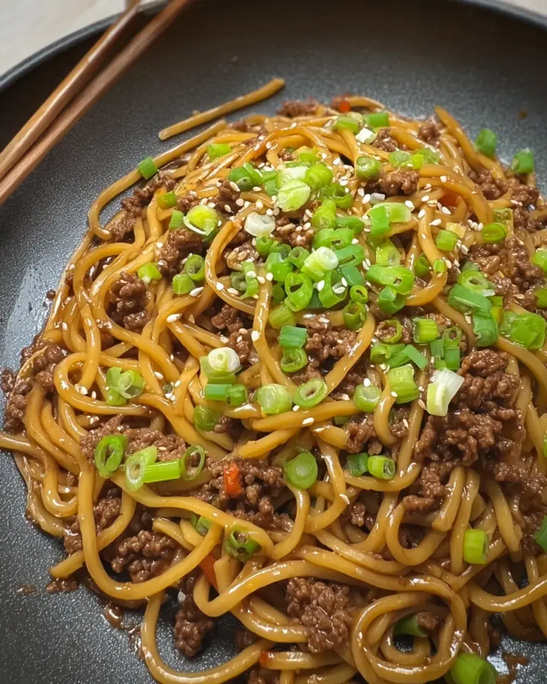 Mongolian Beef Noodles