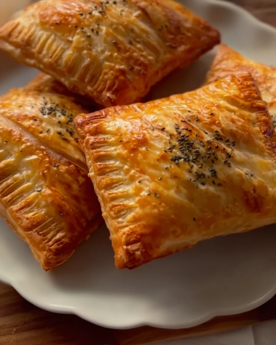 Puff Pastry Cheesesteak Hot Pockets