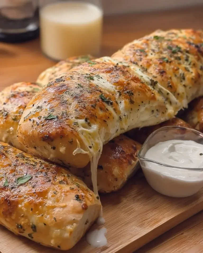 SOFT ALFREDO CHICKEN BREAD