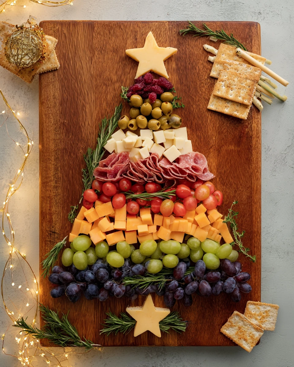 Christmas Tree Shaped Charcuterie