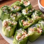 Buffalo Chicken Cucumber Roll